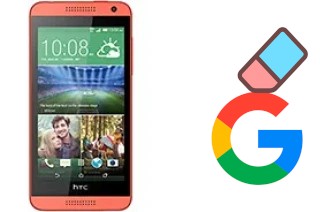 Come eliminare l'account Google su HTC Desire 610