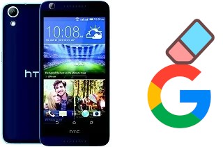 Come eliminare l'account Google su HTC Desire 626G+