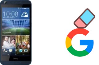 Come eliminare l'account Google su HTC Desire 626G