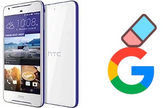 Come eliminare l'account Google su HTC Desire 628