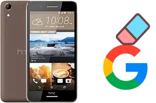 Come eliminare l'account Google su HTC Desire 728 Ultra