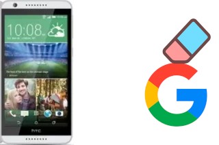 Come eliminare l'account Google su HTC Desire 820s