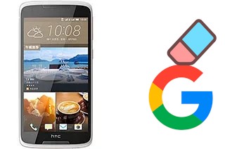 Come eliminare l'account Google su HTC Desire 828 dual sim