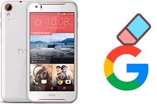 Come eliminare l'account Google su HTC Desire 830