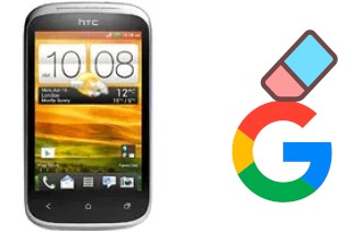 Come eliminare l'account Google su HTC Desire C