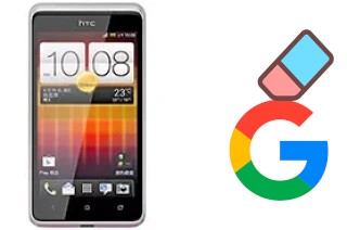 Come eliminare l'account Google su HTC Desire L