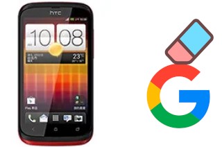 Come eliminare l'account Google su HTC Desire Q