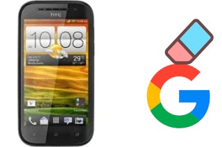 Come eliminare l'account Google su HTC Desire SV