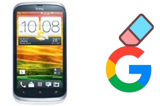 Come eliminare l'account Google su HTC Desire V