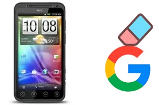 Come eliminare l'account Google su HTC EVO 3D