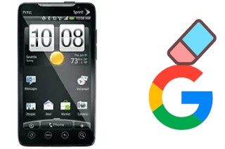 Come eliminare l'account Google su HTC Evo 4G