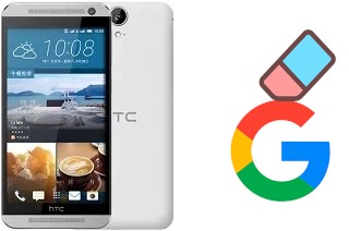 Come eliminare l'account Google su HTC One E9