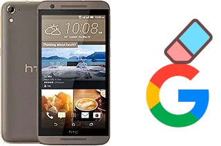 Come eliminare l'account Google su HTC One E9s dual sim