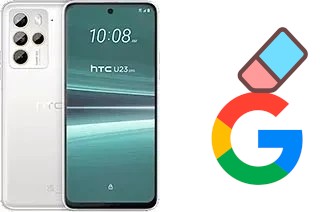 Come eliminare l'account Google su HTC U23 Pro