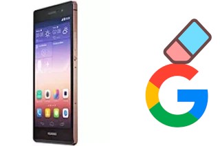 Come eliminare l'account Google su Huawei Ascend P7 Sapphire Edition