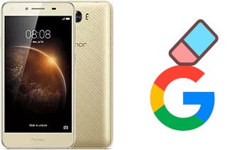 Come eliminare l'account Google su Huawei Honor 5A