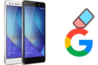 Come eliminare l'account Google su Huawei Honor 7