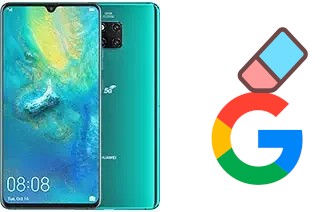 Come eliminare l'account Google su Huawei Mate 20 X (5G)