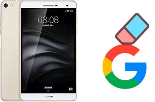 Come eliminare l'account Google su Huawei MediaPad M2 7.0