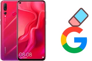 Come eliminare l'account Google su Huawei nova 4