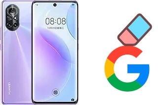 Come eliminare l'account Google su Huawei nova 8 5G