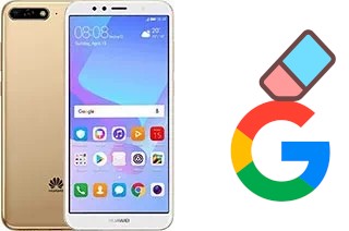 Come eliminare l'account Google su Huawei Y6 (2018)