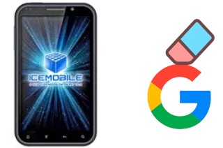 Come eliminare l'account Google su Icemobile Prime