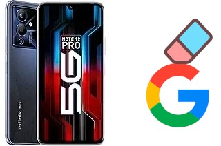 Come eliminare l'account Google su Infinix Note 12 Pro 5G