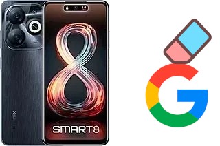 Come eliminare l'account Google su Infinix Smart 8 (India)