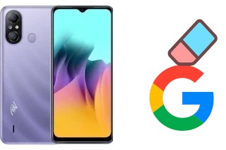 Come eliminare l'account Google su itel A58 Pro