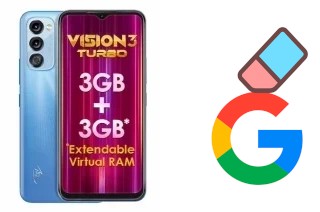 Come eliminare l'account Google su itel Vision 3 Turbo