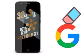 Come eliminare l'account Google su Just5 Freedom X1