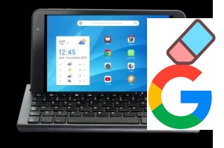 Come eliminare l'account Google su Klipad KL9878