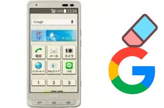 Come eliminare l'account Google su Kyocera Basio 3