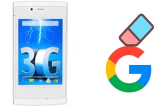 Come eliminare l'account Google su Lava 3G 354