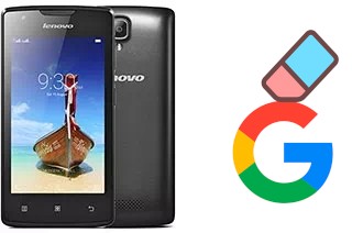 Come eliminare l'account Google su Lenovo A1000