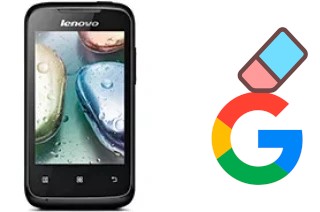 Come eliminare l'account Google su Lenovo A269i