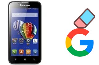 Come eliminare l'account Google su Lenovo A328