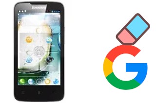 Come eliminare l'account Google su Lenovo A820