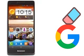 Come eliminare l'account Google su Lenovo A880