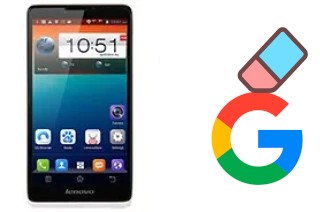 Come eliminare l'account Google su Lenovo A889