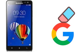 Come eliminare l'account Google su Lenovo S856