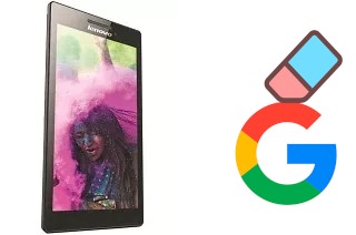 Come eliminare l'account Google su Lenovo Tab 2 A7-10