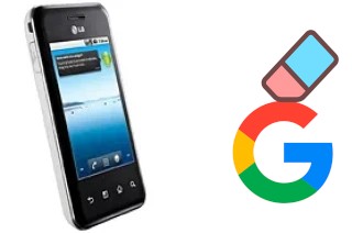 Come eliminare l'account Google su LG Optimus Chic E720