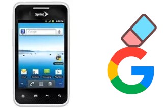 Come eliminare l'account Google su LG Optimus Elite LS696