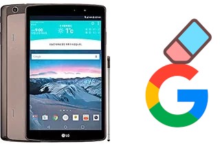 Come eliminare l'account Google su LG G Pad II 8.3 LTE