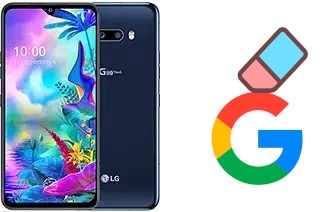 Come eliminare l'account Google su LG V50S ThinQ 5G