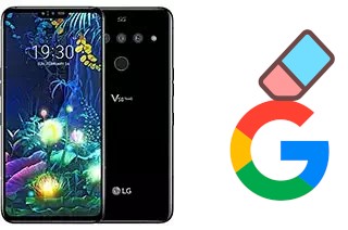 Come eliminare l'account Google su LG V50 ThinQ 5G