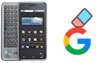 Come eliminare l'account Google su LG Optimus Q LU2300