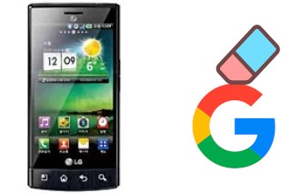 Come eliminare l'account Google su LG Optimus Mach LU3000